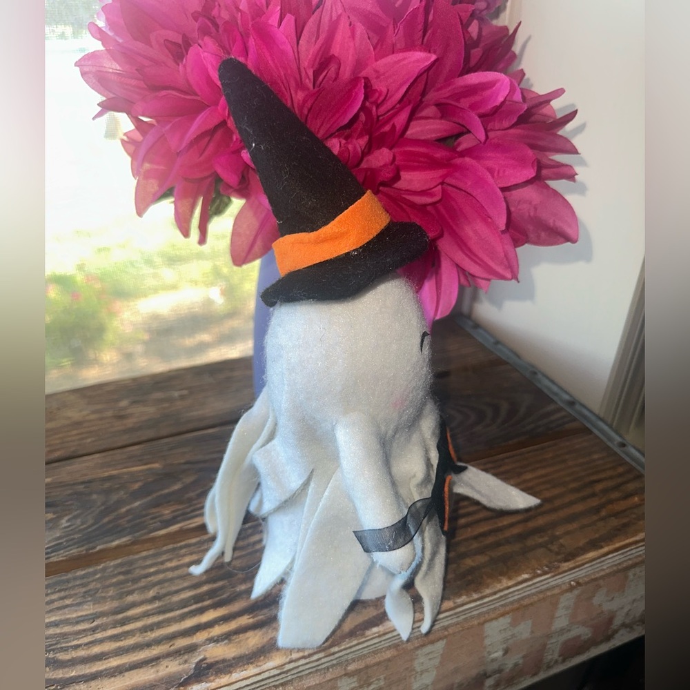 Adorable Ghost Costume with Hat and Banner - Picture 2 of 7